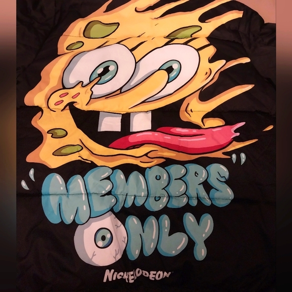 Members Only Puff Jacket Sponge Bob - Picture 5 of 7